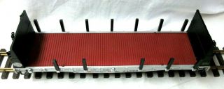 ARISTO CRAFT 46403 SOUTHERN PACIFIC FLAT CAR W/ METAL WHEELS & STAKES 3