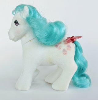 Vintage G1 Hasbro My Little Pony So Soft Cupcake Flocking