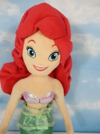 Disney The Little Mermaid Ariel Plush Soft Toy Doll Stuffed 20 "