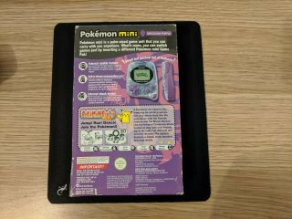 Pokemon Mini Nintendo Smoochum Purple Party tamagotchi console AUS NZ Ver 2