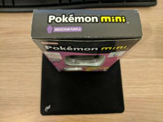Pokemon Mini Nintendo Smoochum Purple Party tamagotchi console AUS NZ Ver 3
