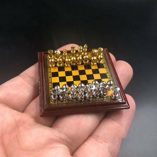1/6 Scale Scene Props Metal Chess Model