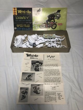 1963 Weird - Ohs Davey Model On Motorcycle By Hawk