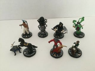 Horrorclix 7 Most Wanted Chase Miniatures Base Set Minis