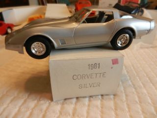 1981 Chevrolet Corvette Promo - Silver - With Box