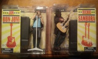 Mcfarlane Toys Jon Bon Jovi & Richie Sambora Collectable Action Figures