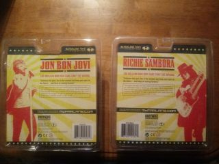 McFarlane Toys Jon Bon Jovi & Richie Sambora collectable action figures 2