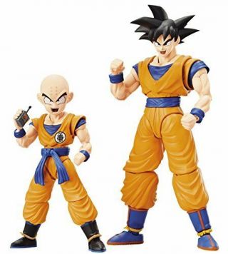 Figure - Rise Standard Dragon Ball Z Son Goku & Krillin Dx Set Model Kit.  Japan