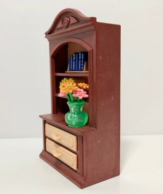 Playmobil 5300 Victorian Mansion - 5316 Blue Dining Room Furniture Bookcase Vase 2