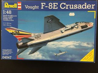 Revell 1/48 Model Of The Vought F - 8e " Crusader "
