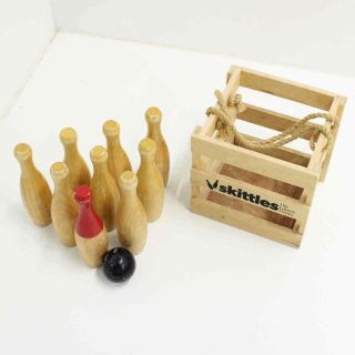 Planet Finska Skittles Wooden Bowling Outdoor Use Game 458