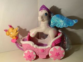G3 My Little Pony Mlp Star Catcher Pegasus,  Pink Carriage