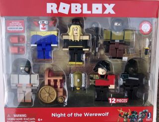 Roblox Night Of The Werewolf 12 Piece Set 6 Figures Jaxweres