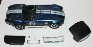 AMT Ertl 1/16 Shelby Cobra 427 Built Le Mans Race Model - Gurney,  Miles,  Sebring 2