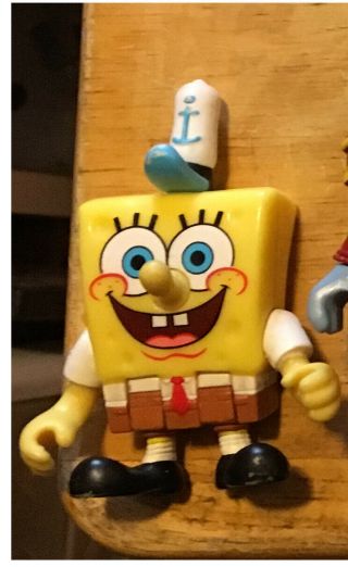 Fisher Price Spongebob Imaginext Figure Spongebob In Krusty Krab Hat Uniform