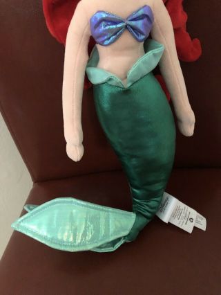 Disney Store - Ariel The Little Mermaid - Plush Doll Soft 22” Princess Stuffed 3