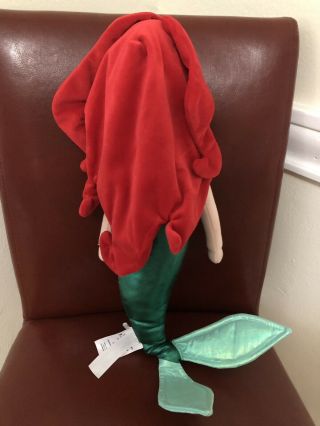 Disney Store - Ariel The Little Mermaid - Plush Doll Soft 22” Princess Stuffed 4