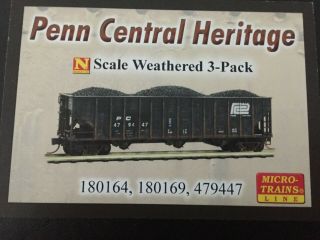 Micro Trains Line N Scale Weathered 3 Pack