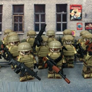 U.  S.  Special Forces Army Military Minifigure Weapons Lego Compatible