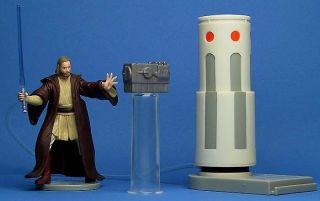 Star Wars Aotc Deluxe Loose Rare Obi Wan Kenobi In Kamino Showdown.  C - 10, .  C - 10,