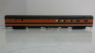Walthers Ho Rtr 932 - 9034 G.  N.  Empire Builder Ac&f " Ranch " Coffee Shop Lounge Car
