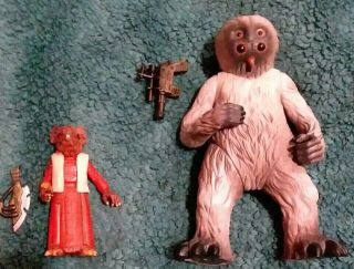 Muftak & Kabe Cantina Aliens Star Wars Power Of The Force 1998 Loose Figure