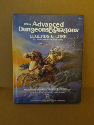 Legends & Lore Ad&d Tsr 2013 Advanced Dungeons & Dragons