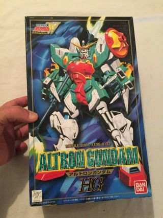 Vintage 1995 Bandai Altron Gundam Hg Action Figure Model Kit