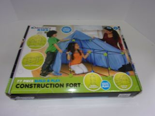 Discovery Kids Construction Fort Build & Play Tent Complete