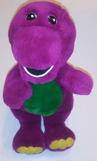 1993 Barney The Purple Dinosaur 13 " Plush The Loyds Group By Golden Bear Co.