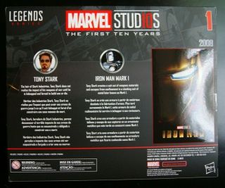 Marvel Studios First Ten Years TONY STARK and MARK 1 IRON MAN action figures 4