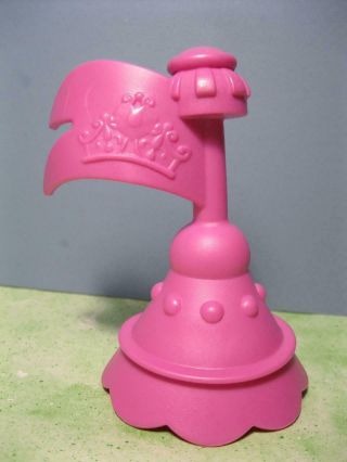 Fisher Price Little People Disney Princess Songs Castle Pink 4.  25 " Turret Flag