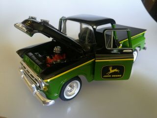 1:24 1957 Chevy Pickup John Deere Speccast Limited Edition Coin Bank Die - Cast