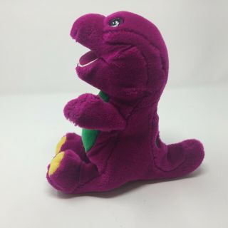 Vintage 1990 ' s Barney 12” I Love You Plush Doll Stuffed Animal Purple Dinosaur 5