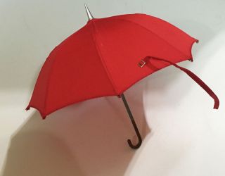 Custom 1/6 Scale Red Umbrella For 12 " Action Figure Use