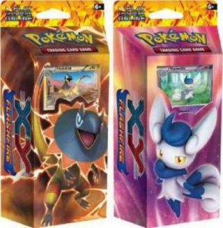 Pokemon Theme Deck Xy Xy - Flashfire Theme Deck,  Display Box (8 Decks) Ccg