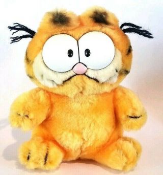 Vintage Garfield Dakin 1978 1981 Small Plush Stuffed Animal Old Big Eye 6 Inch