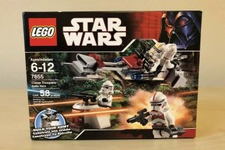 Lego Star Wars Set 7655 Clone Troopers Battle Pack Rare Shock Trooper