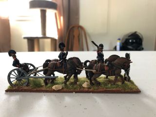 28mm Napoleonic British Artillery,  Ammo Carrier,  Professionally Painted