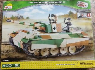 Cobi Small Army Tank Set Ww2 Pzkpfw V Panther Ausf.  G 2466 Cond.  L.  N.