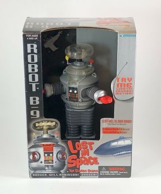 1998 Trendmasters Lost In Space Classic Series B - 9 Robot 10 " Figure W/gun