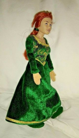 Pretty Princess Fiona Doll Shrek Plush McFarlane Toy Green Velvet Dress 2