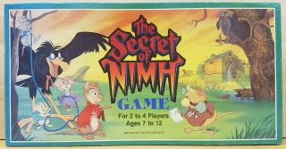 The Secret Of Nimh Board Game 1982 Whitman 100 Complete