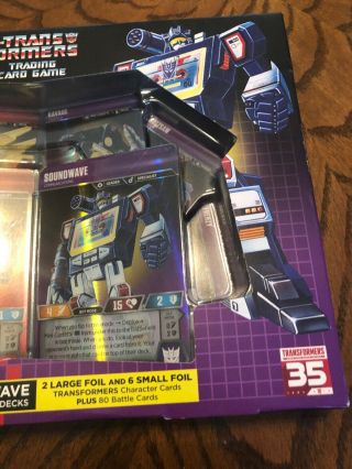 SDCC 2019 Transformers TCG Card Game Blaster vs.  Soundwave Hasbro Exclusive 5