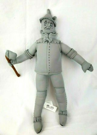 The Wizard Of Oz Nanco Tin Man 15 " Tall Plush Stuffed Doll Toy Gray Ax Character