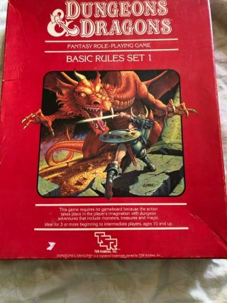 Dungeons & Dragons Set 1 Basic Rules Box Set
