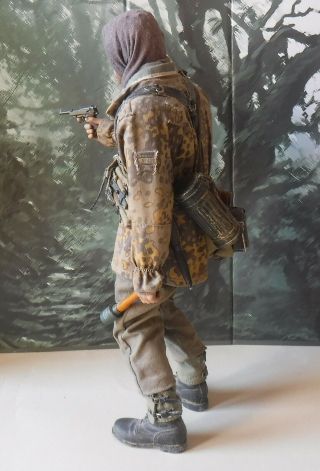1/6 Scale german WW2 waffen SS NCO wounded custom figure (DID,  Hot Toys,  DML) 4