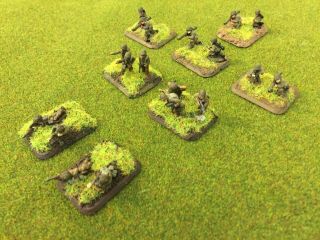 Flames Of War Fow Battlefront Painted Us American Infantry Rife Platoon Hq