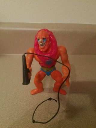 Vintage 1981 He - Man Master Of The Universe Motu Beast Man With Whip