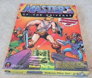 Masters Of The Universe Colorforms Deluxe Play Set 1983 Motu He - Man